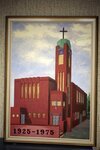 Schilderij van de Zuiderkerk.
<br/>
Douwe Wits, jaren 80